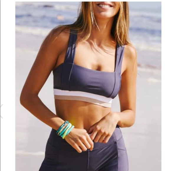 Free People Other - NWT Free People White Water Hybrid sports bra